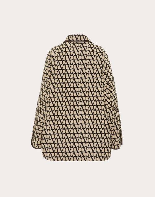 Red Valentino OVERSHIRT IN TOILE ICONOGRAPHE LIGHT Sconto