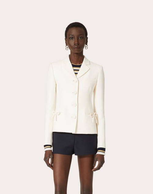 Red Valentino GIACCA IN CREPE COUTURE Offerta