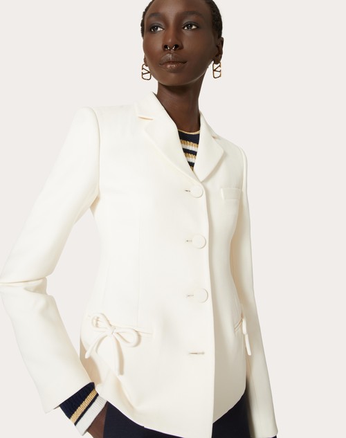 Red Valentino GIACCA IN CREPE COUTURE Offerta