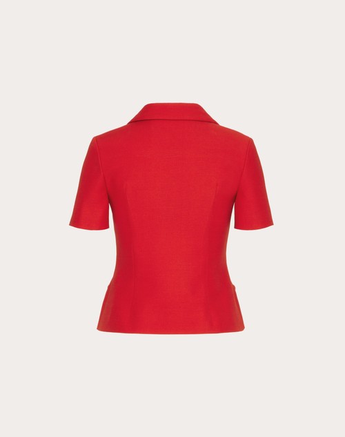 Red Valentino GIACCA IN CREPE COUTURE Economico