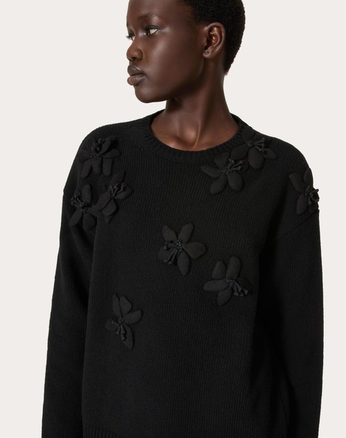 Red Valentino MAGLIA IN LANA RICAMATA In Vendita