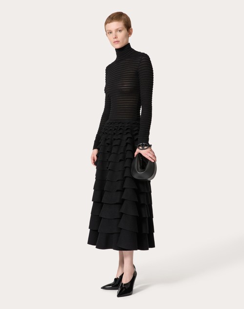 Red Valentino MAGLIA IN VISCOSA E LANA Saldi