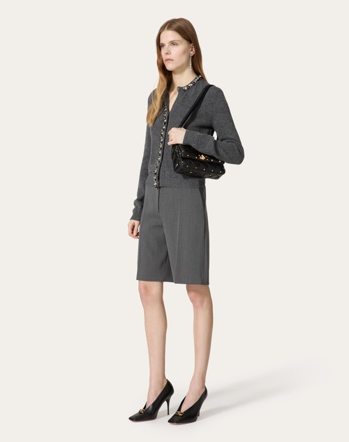 Red Valentino CARDIGAN IN LANA RICAMATO Vendita Economica