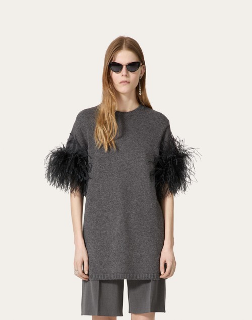 Red Valentino MAGLIA IN LANA CON PIUME Vendite Flash