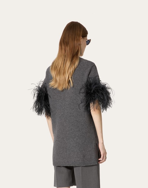 Red Valentino MAGLIA IN LANA CON PIUME Vendite Flash
