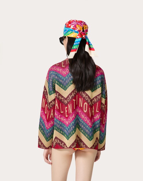 Red Valentino MAGLIA IN LUREX VALENTINO CHEVRON Sconto di tempo limitato