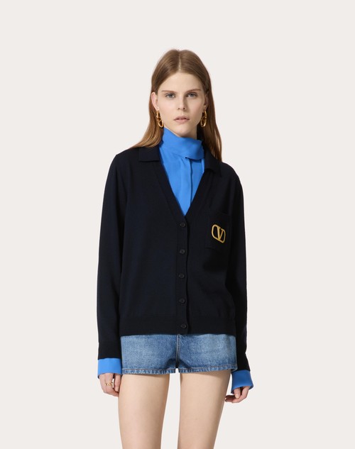 Red Valentino CARDIGAN IN LANA Grande vendita