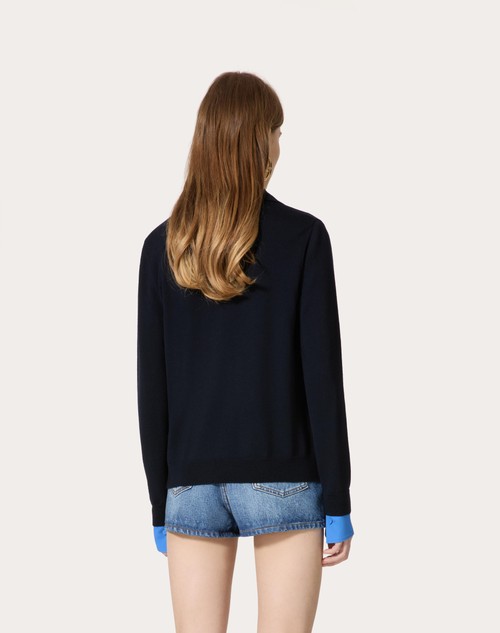 Red Valentino CARDIGAN IN LANA Grande vendita