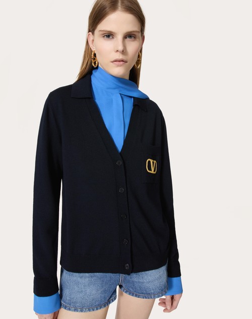 Red Valentino CARDIGAN IN LANA Grande vendita