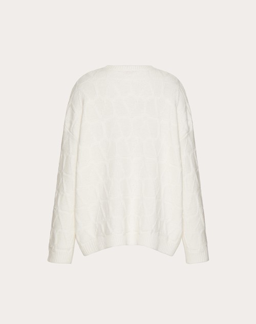 Red Valentino MAGLIA IN LANA TOILE ICONOGRAPHE Vendite stagionali