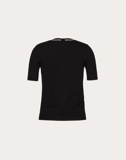 Red Valentino MAGLIA IN LANA RICAMATA Cyber Monday