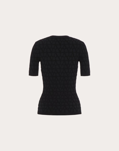 Red Valentino MAGLIA IN STRETCHED VISCOSE TOILE ICONOGRAPHE Offerta natalizia