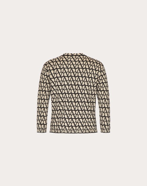 Red Valentino CARDIGAN IN LANA TOILE ICONOGRAPHE Offerta per la Festa della Mamma