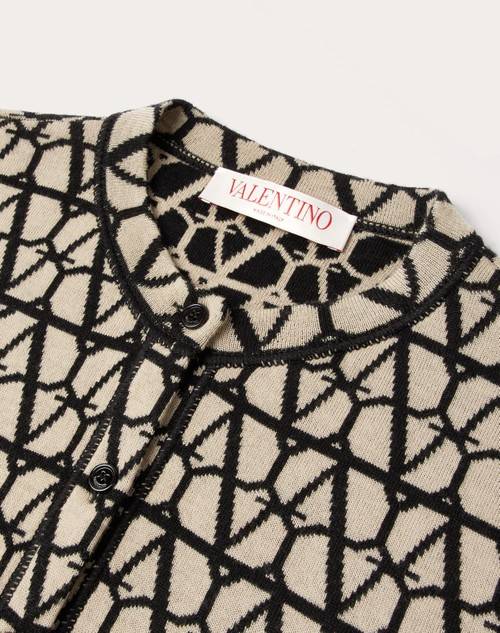Red Valentino CARDIGAN IN LANA TOILE ICONOGRAPHE Offerta per la Festa della Mamma