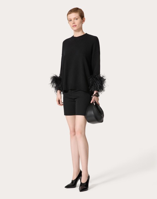 Red Valentino BERMUDA IN GRISAILLE Lightning offer