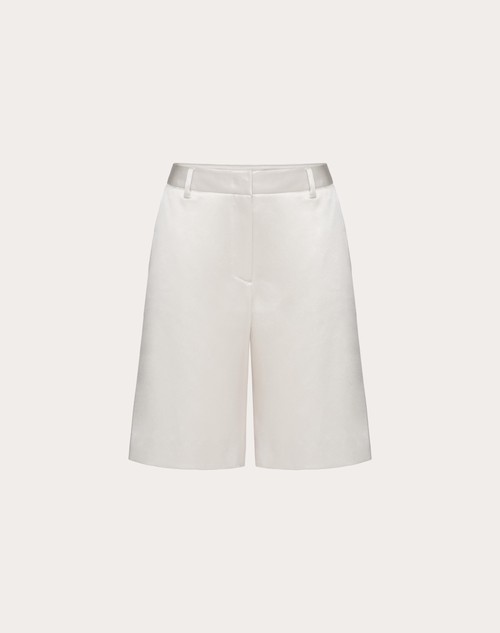 Red Valentino BERMUDA IN SATIN DE SOIE Bestseller