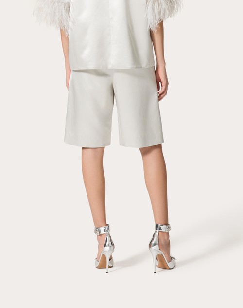 Red Valentino BERMUDA IN SATIN DE SOIE Bestseller