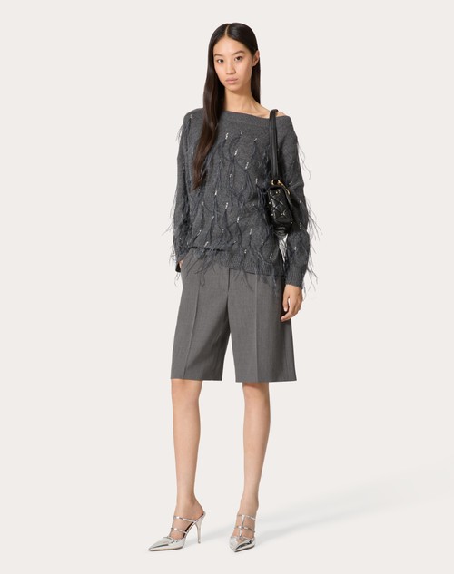 Red Valentino BERMUDA IN ACTIVE GABARDINE Offerte stagionali