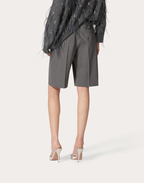 Red Valentino BERMUDA IN ACTIVE GABARDINE Offerte stagionali