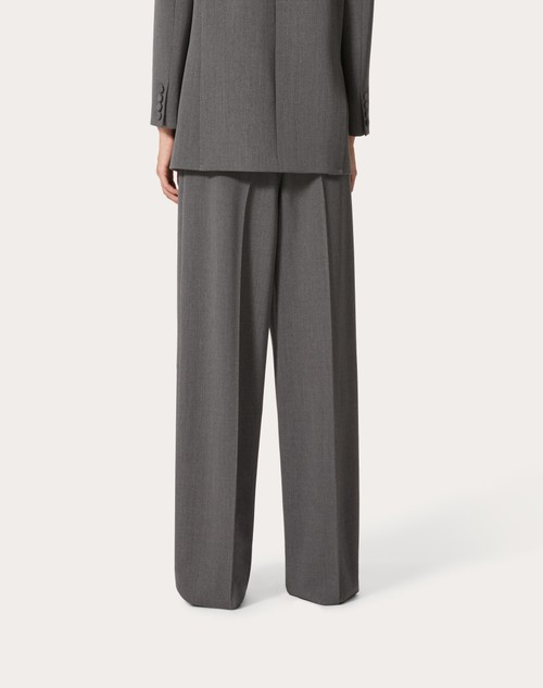 Red Valentino PANTALONI IN ACTIVE GABARDINE Liquidazione