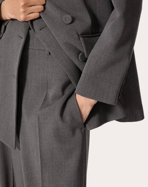 Red Valentino PANTALONI IN ACTIVE GABARDINE Liquidazione