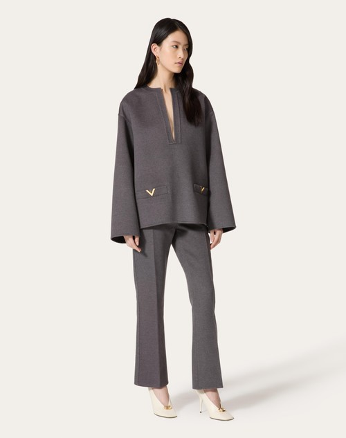 Red Valentino PANTALONI IN COMPACT DRAP Comprane uno, ottenene uno gratis