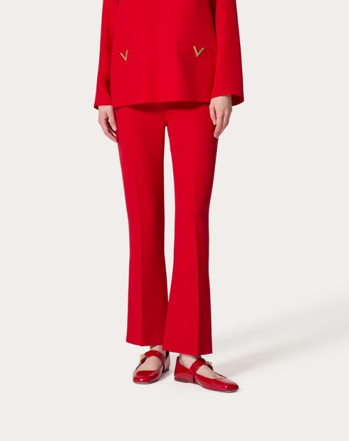 Red Valentino PANTALONI IN CADY COUTURE Rilascio limitato