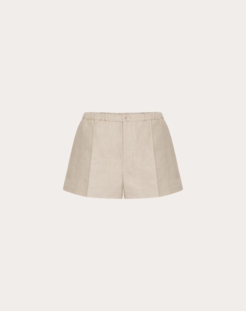 Red Valentino BERMUDA IN TELA LINO Ultimo giorno