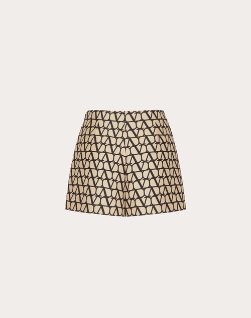 Red Valentino SHORTS IN CREPE COUTURE TOILE ICONOGRAPHE Fino al 65% di sconto