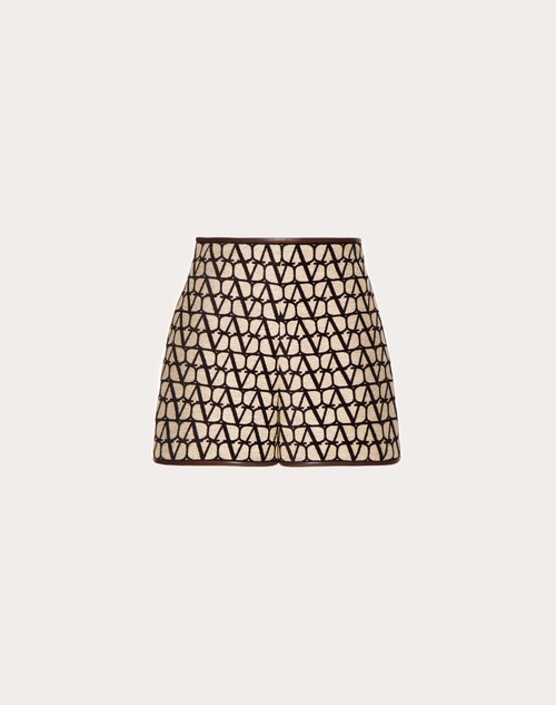Red Valentino SHORTS IN TOILE ICONOGRAPHE LIGHT Only for today