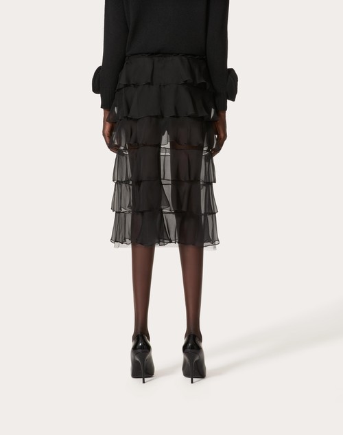 Red Valentino GONNA IN CHIFFON Fino al 55% di sconto