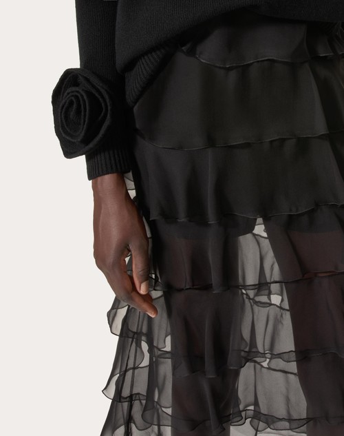 Red Valentino GONNA IN CHIFFON Fino al 55% di sconto