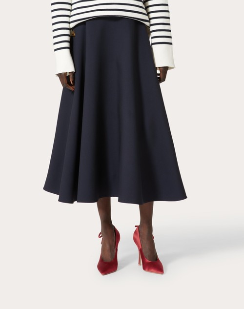 Red Valentino GONNA MIDI IN CREPE COUTURE 2025