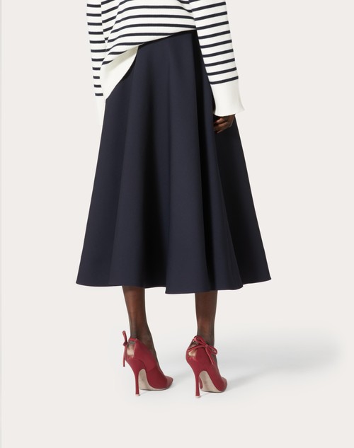 Red Valentino GONNA MIDI IN CREPE COUTURE 2025