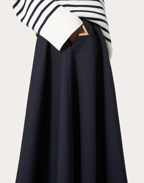 Red Valentino GONNA MIDI IN CREPE COUTURE 2025