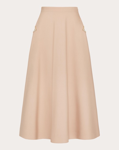 Red Valentino GONNA MIDI IN CREPE COUTURE In Linea