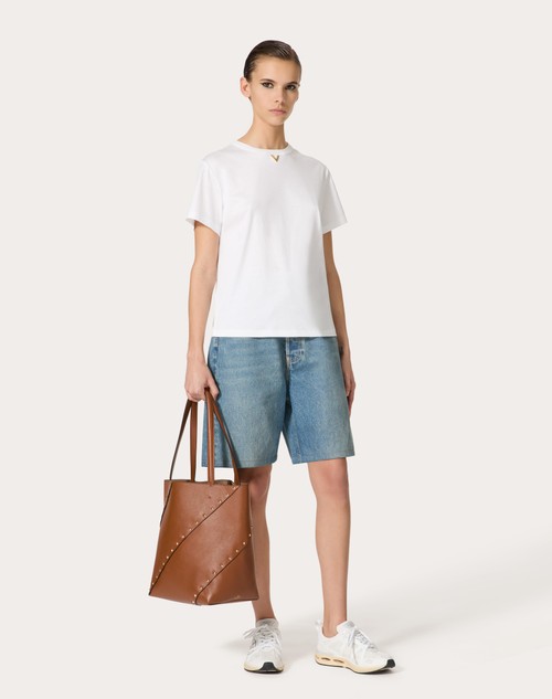 Red Valentino T-SHIRT IN COTTON JERSEY Vendita
