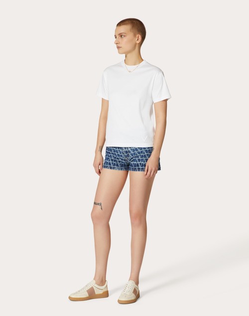Red Valentino T-SHIRT IN JERSEY COTTON Soddisfazione Garantita