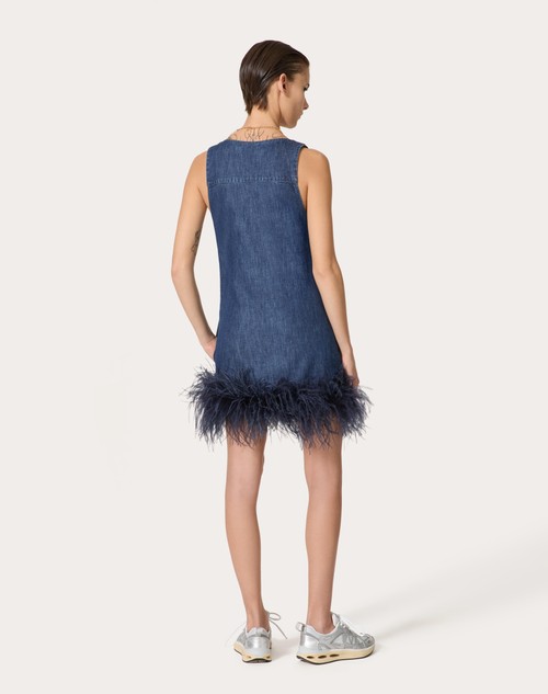 Red Valentino ABITO CORTO IN CHAMBRAY DENIM Acquista Ora