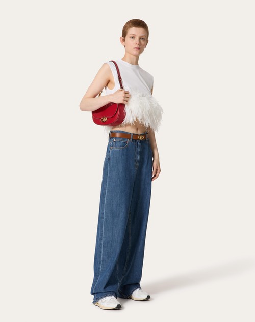 Red Valentino PANTALONI IN DENIM BLU MEDIO Fino Al -60%