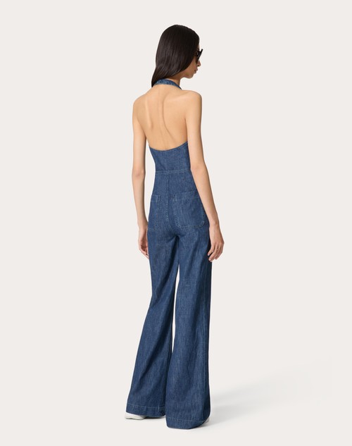 Red Valentino TUTA IN CHAMBRAY DENIM Affare Del Giorno