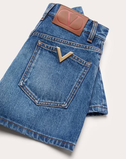 Red Valentino SHORTS IN DENIM Online