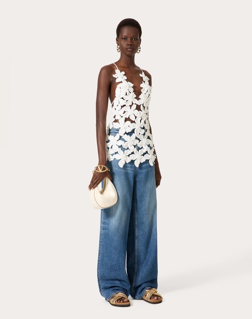 Red Valentino PANTALONI IN MEDIUM BLUE DENIM Outlet