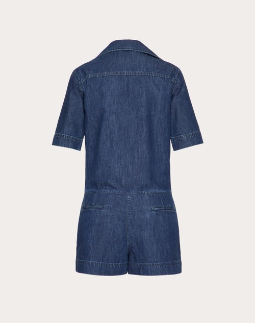 Red Valentino TUTA IN CHAMBRAY DENIM Hotsell