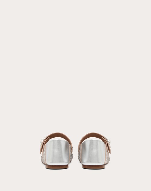 Red Valentino BALLERINA MARY-JANE VLOGO LOCKER CON CRISTALLI Black Friday