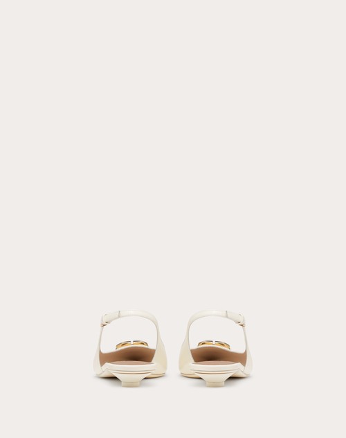Red Valentino BALLERINA SLINGBACK VLOGO THE BOLD EDITION IN VITELLO 20MM Offerta Pasqua