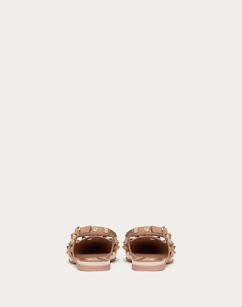 Red Valentino BALLERINA SLINGBACK ROCKSTUD BOW IN VERNICE Offerta San Valentino