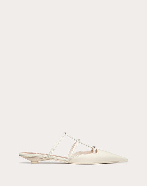 Red Valentino MULE ROCKSTUD WISPY IN VITELLO 20MM Vendita calda