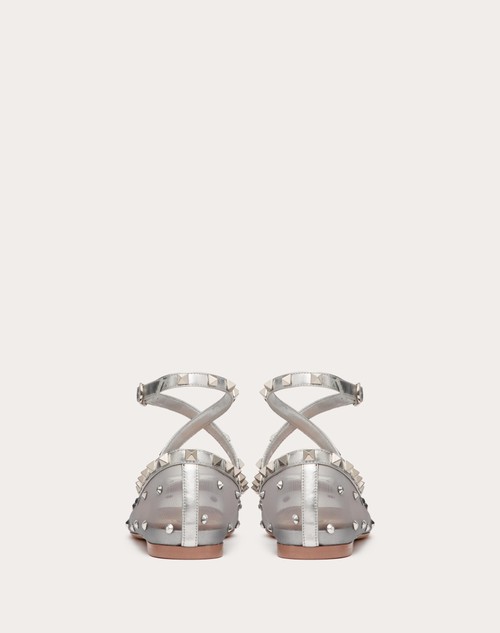 Red Valentino BALLERINA ROCKSTUD IN RETE CON CRISTALLI Online Outlet