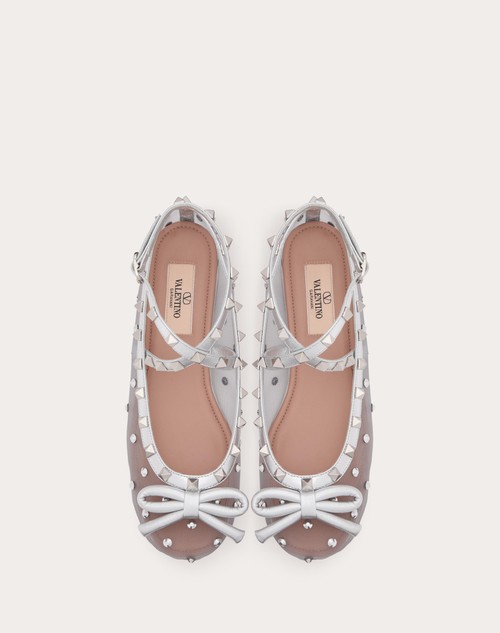 Red Valentino BALLERINA ROCKSTUD IN RETE CON CRISTALLI Online Outlet